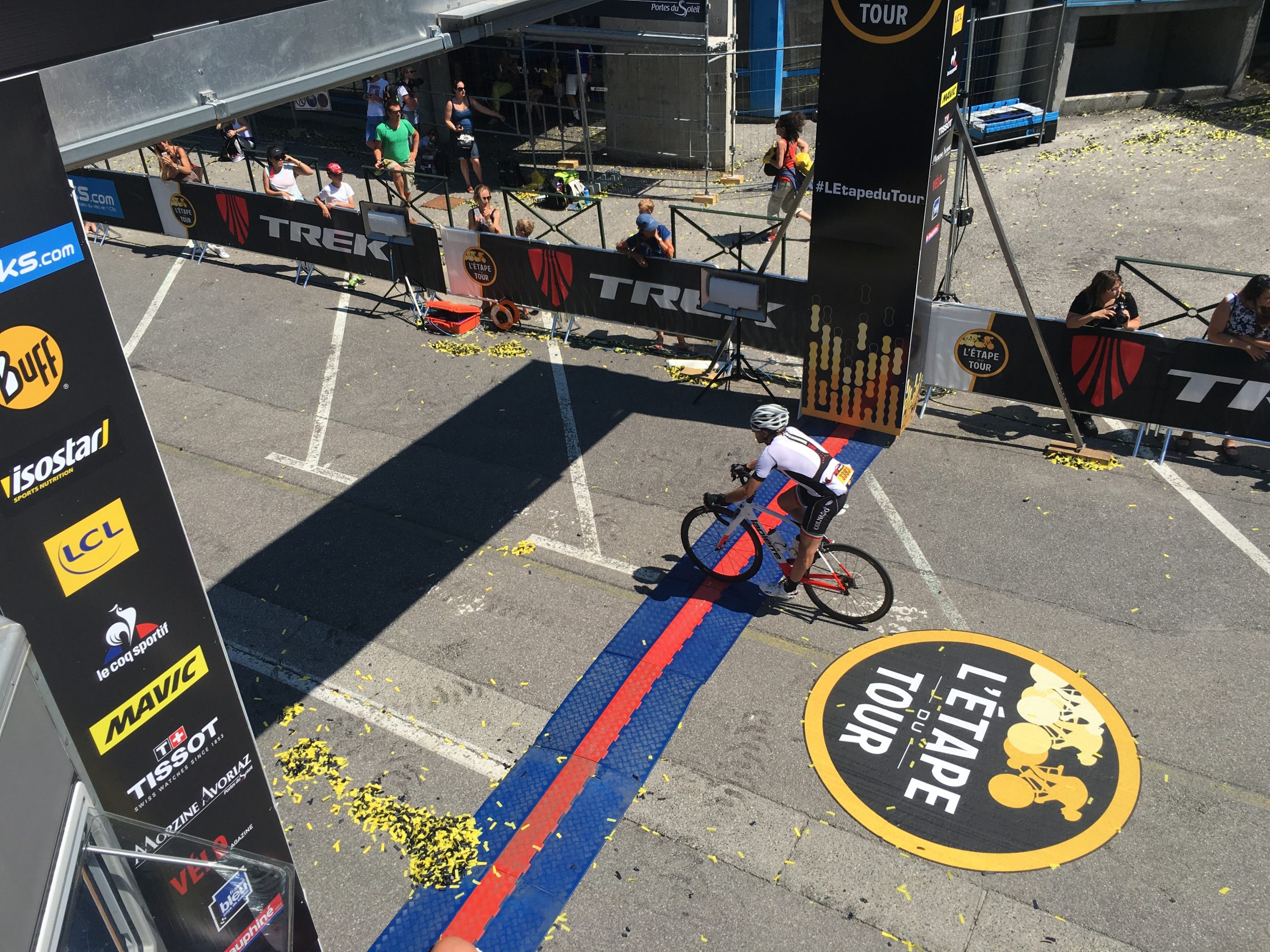 Etape du Tour arrivée