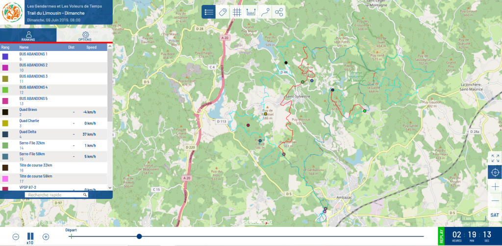 Suivi GPS map